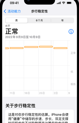 大同iPhone手机维修如何在iPhone开启'步行稳定性通知'